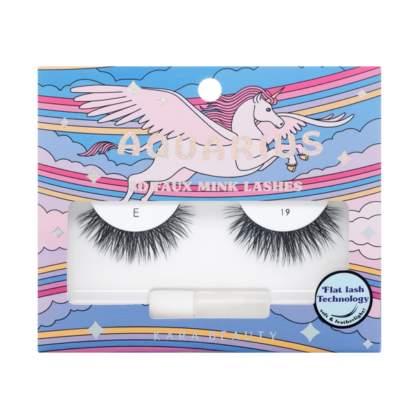 ZODIAC 3D Faux Mink Flat/Cashmere False Eyelashes