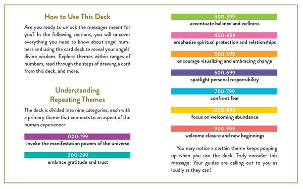 Angel Numbers Deck by Mystic Michaela